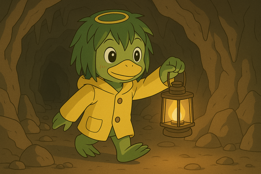 河童、鍾乳洞へ進入す。(後編)